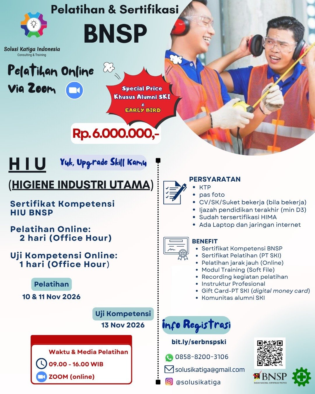 Higiene Industri Utama (HIU) BNSP