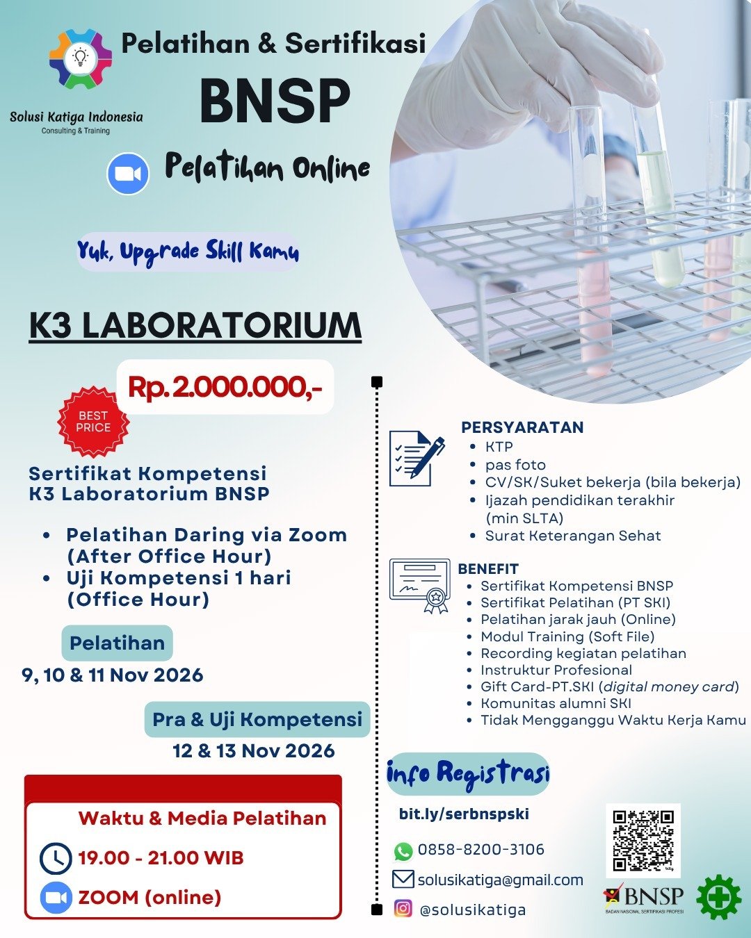 K3 LABORATORIUM BNSP