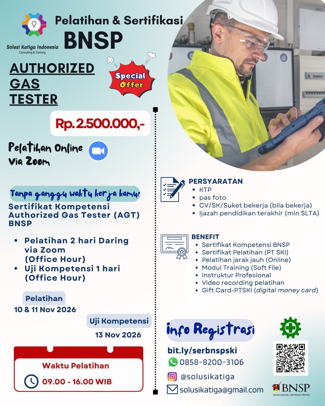 Authorized Gas Tester (AGT) – BNSP
